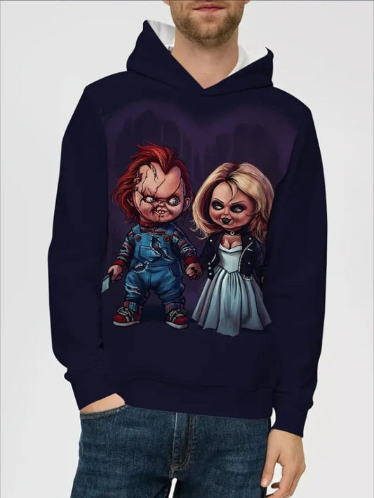 Unisex Printed Hoodie โ Casual Graphic Pullover Sweatshirt