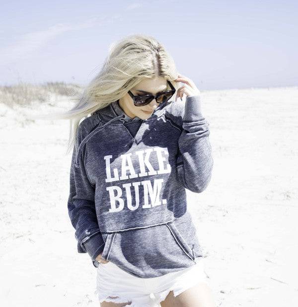Lake Bum Vintage Hoodie Ocean and 7th
