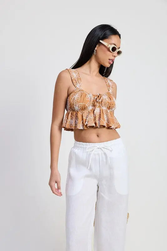 BABYDOLL CROPPED TOP Emory Park