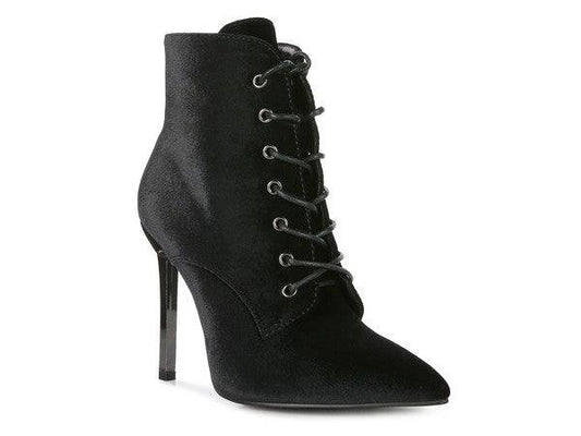 BORNSTA Velvet High Heeled Velvet Boots Eye Candy Sensation