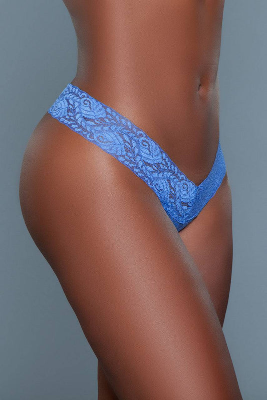 BW1160BL V Cut Lace Panties - Eye Candy Sensation