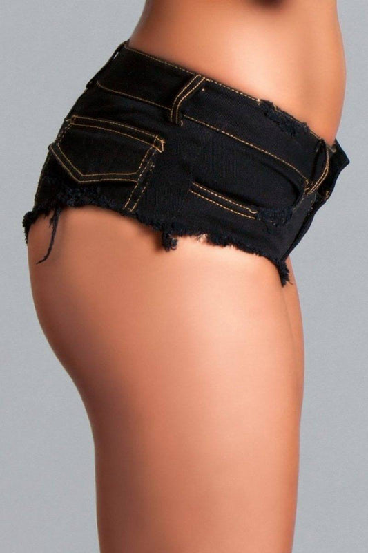 BWJ3BK Baby Got Back Booty Shorts - Eye Candy Sensation