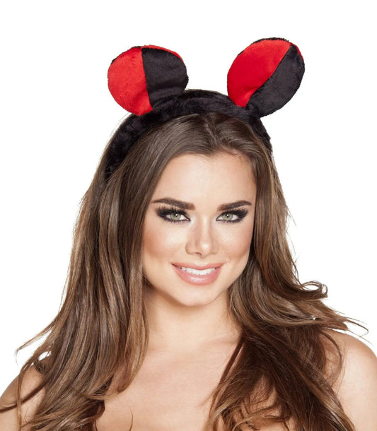 4561 - Red/Black Lady Bug Head Piece Eye Candy Sensation