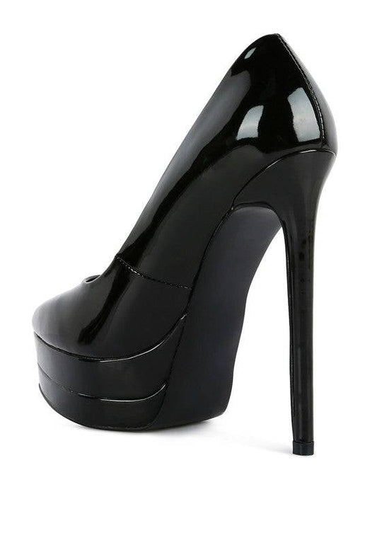 Cuddles Patent Pu High Heeled Sandals Eye Candy Sensation