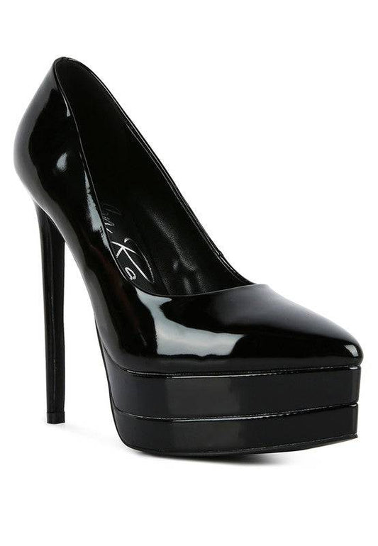 Cuddles Patent Pu High Heeled Sandals Eye Candy Sensation