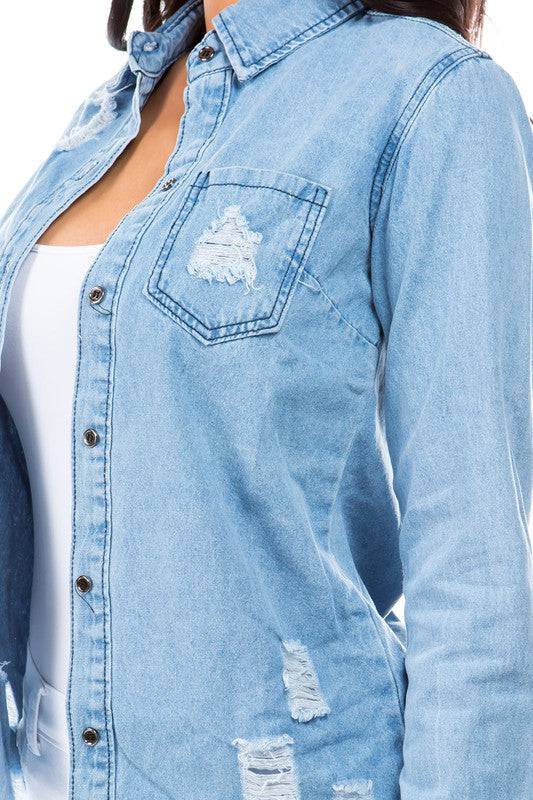 DENIM JACKET Eye Candy Sensation