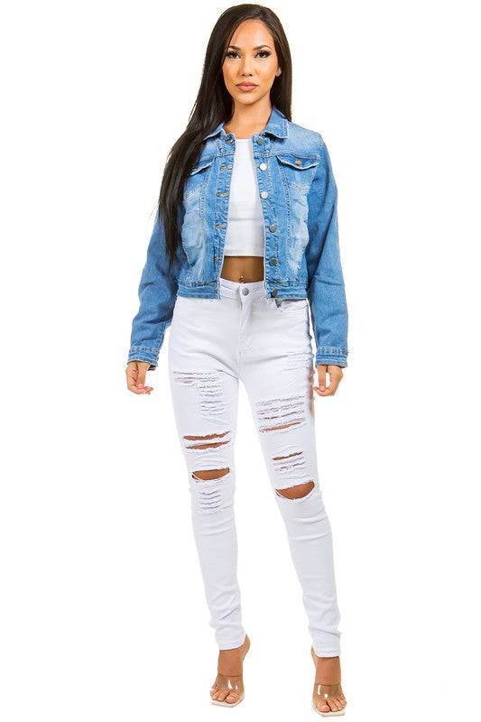 DENIM JACKET Eye Candy Sensation