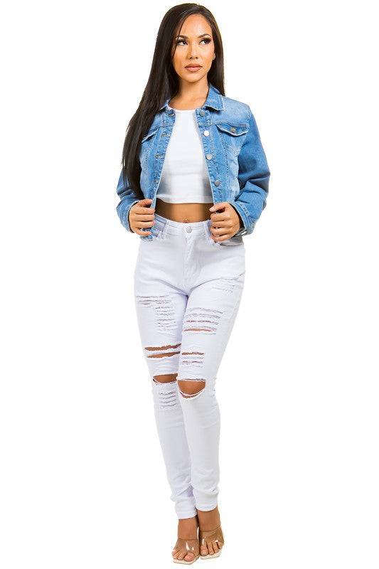 DENIM JACKET Eye Candy Sensation