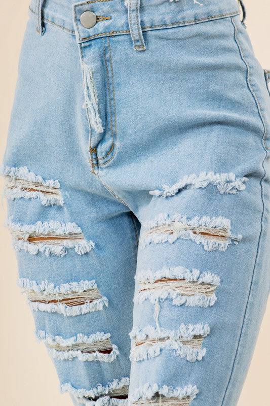 DENIM JEANS MULTI CUT Eye Candy Sensation