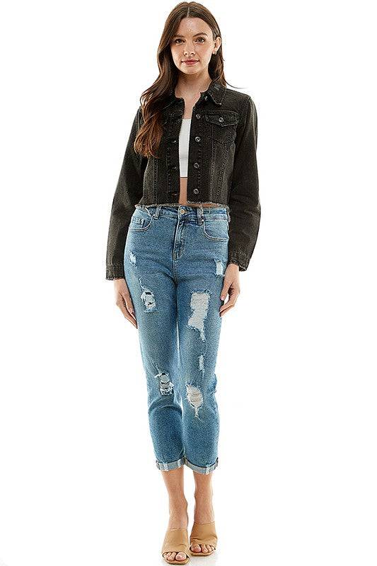 Destructed Cuffed Boyfriend Jean Eye Candy Sensation