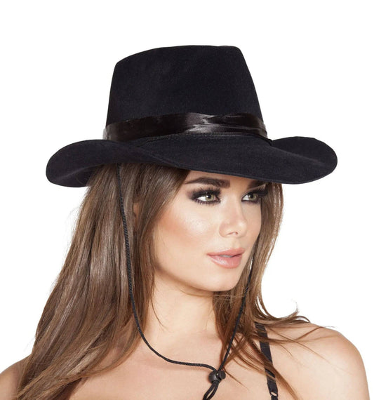 H4571 Black Cowboy Hat Eye Candy Sensation