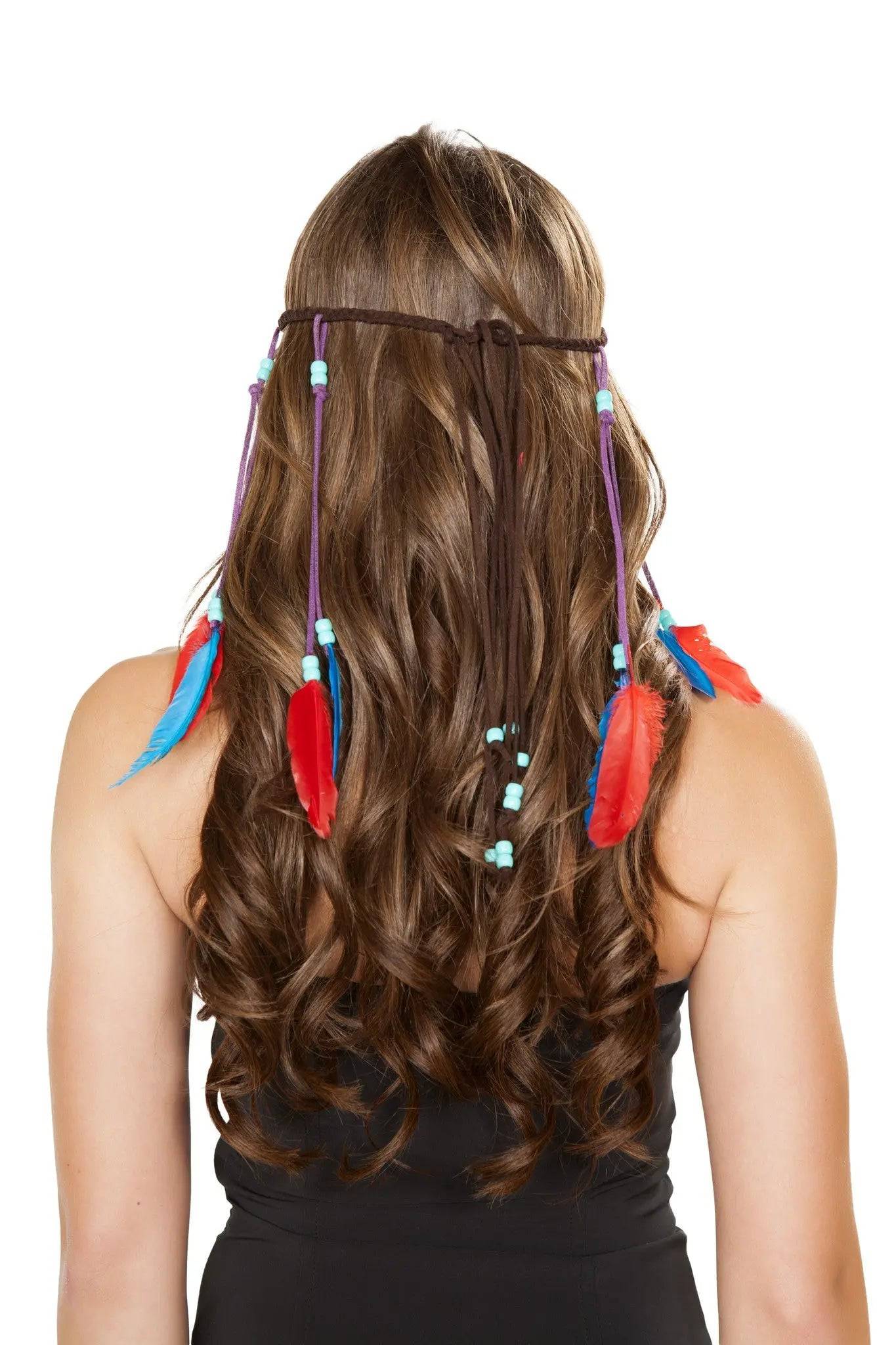 H4726 - Brown Indian Headband Eye Candy Sensation