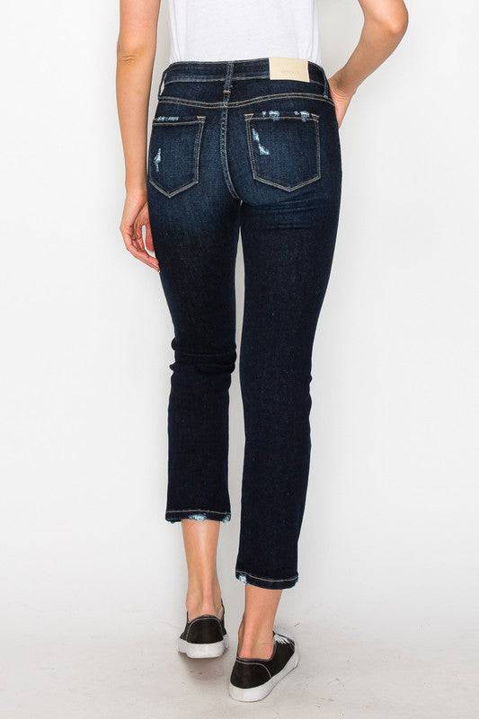 HIGH RISE SKINNY STRAIGHT JEANS Eye Candy Sensation