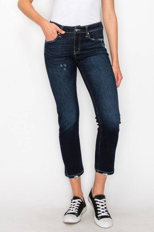 HIGH RISE SKINNY STRAIGHT JEANS Eye Candy Sensation