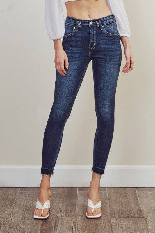 High Rise Ankle Skinny Jeans Eye Candy Sensation