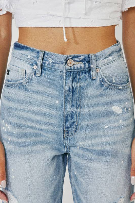 High Rise Slim Straight Jeans Eye Candy Sensation