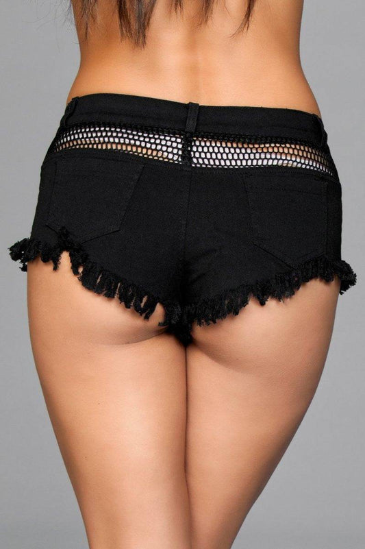 J11BK Such A Catch Denim Shorts - Eye Candy Sensation