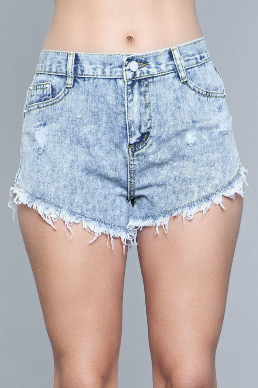 J15 Short On Time Distressed Shorts Eye Candy Sensation