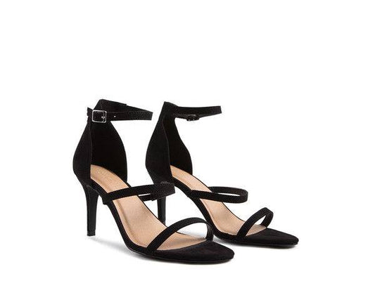 KAZAKI MID HEEL ANKLE STRAP SANDAL Eye Candy Sensation
