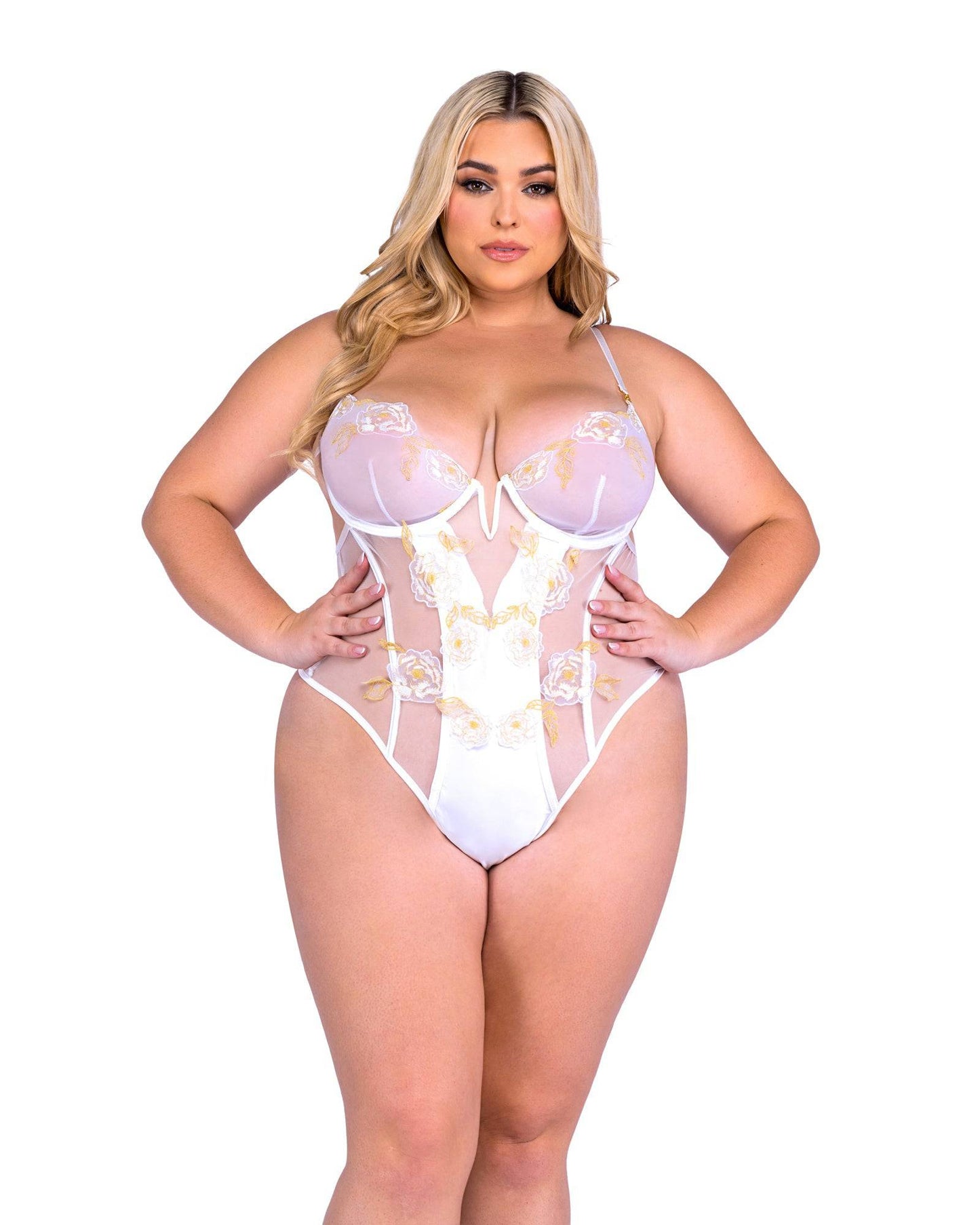 LI687 - Peony Paradise Bridal Teddy Roma Confidential