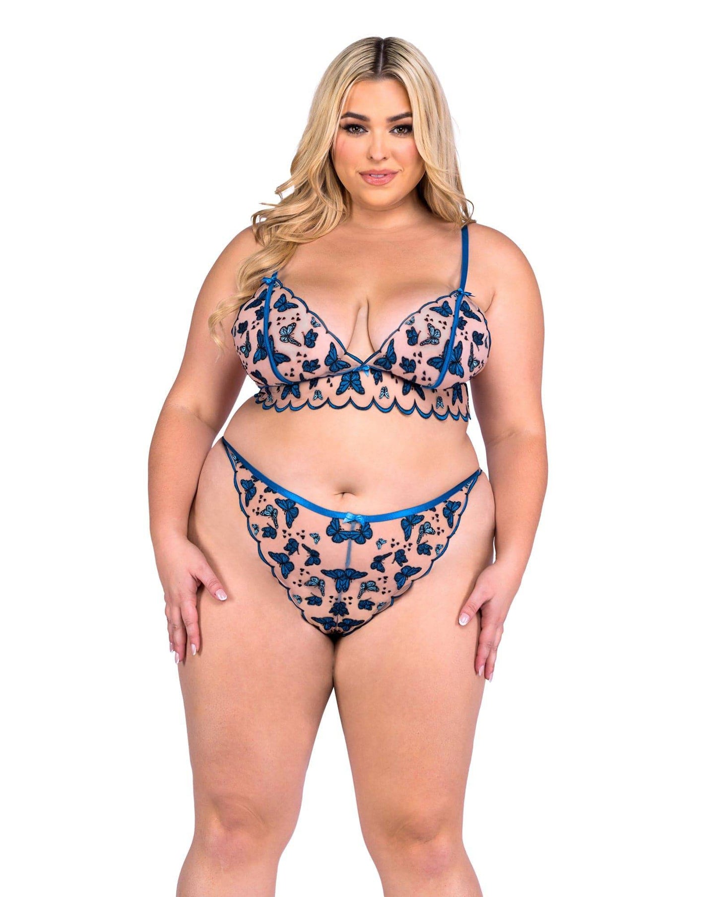 LI692 - Butterfly Beauty 2-Piece Bralette Set Roma Confidential