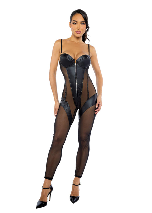 LI704 - Lust & Leather Catsuit - Eye Candy Sensation