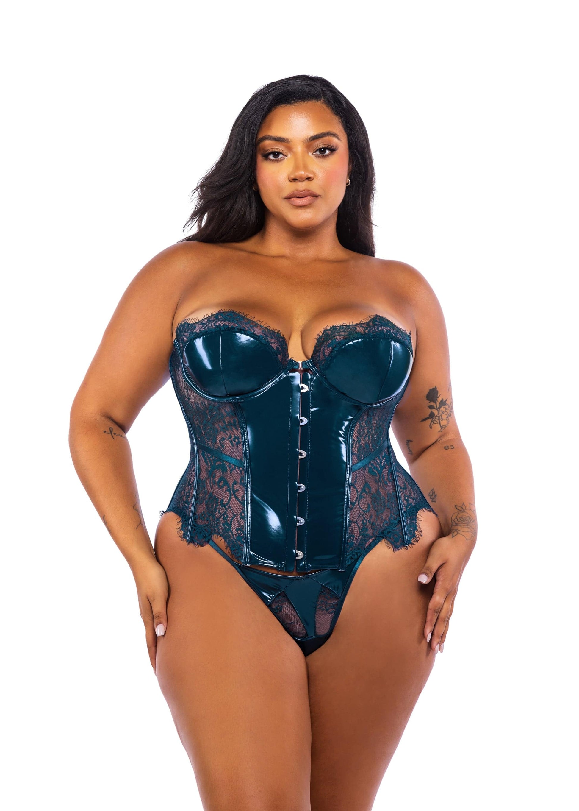 LI705 - Eden Bustier 2-Piece Set - Eye Candy Sensation