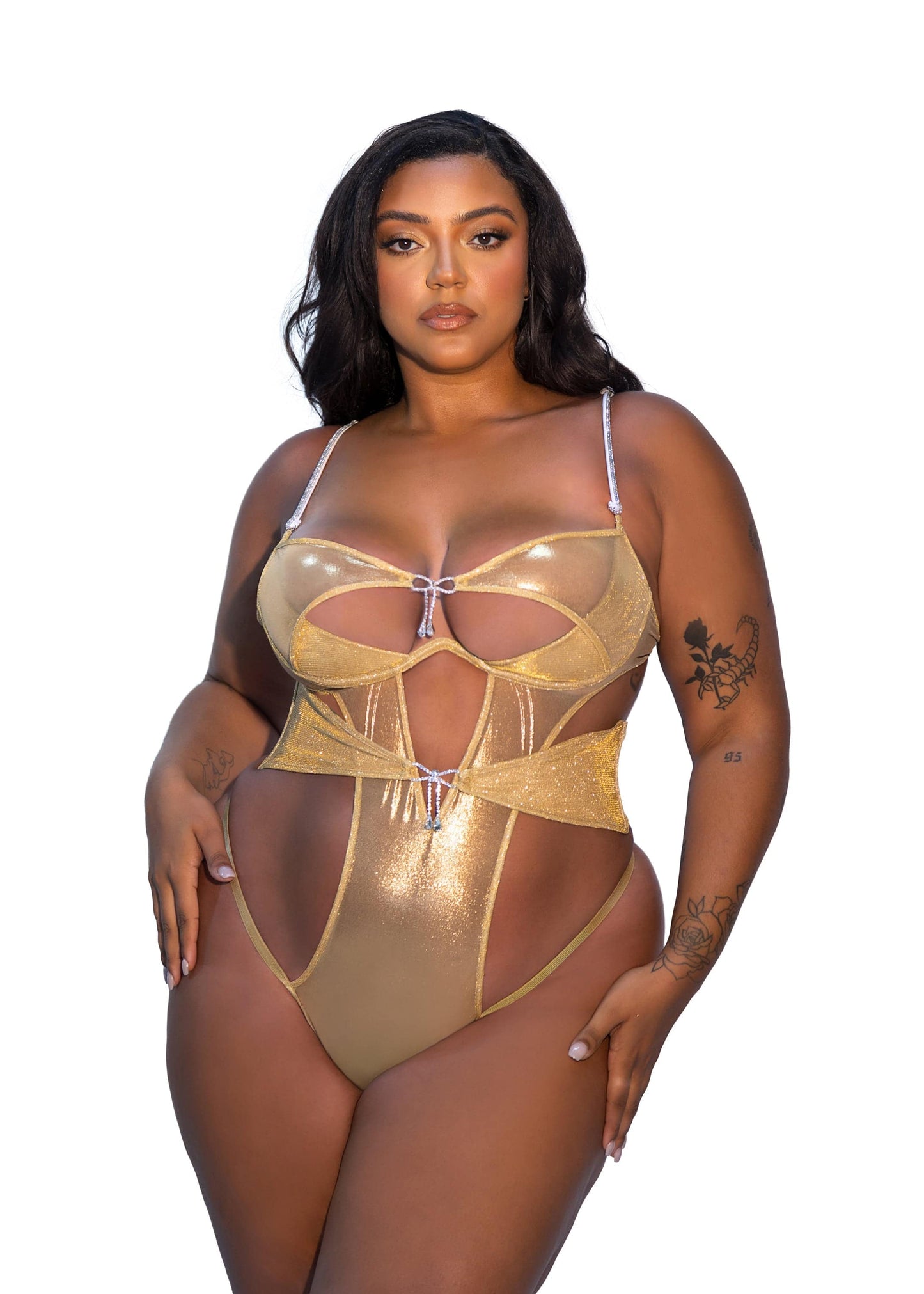 LI725 - Gilded Beauty Teddy - Eye Candy Sensation