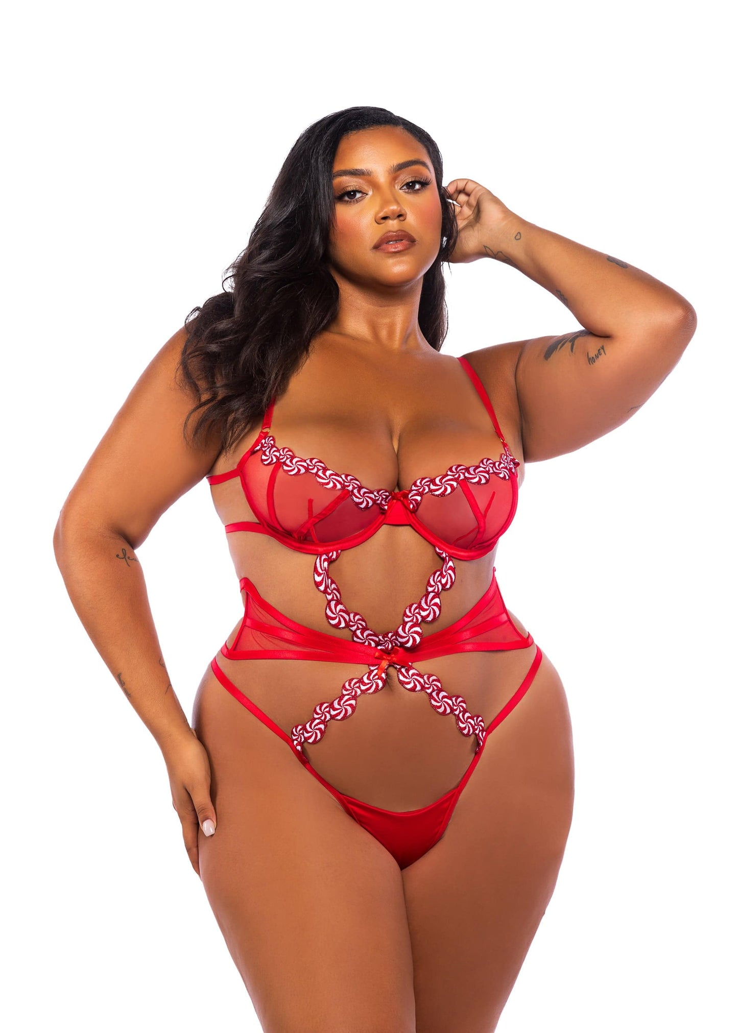 LI760 - Peppermint Kiss Teddy - Eye Candy Sensation