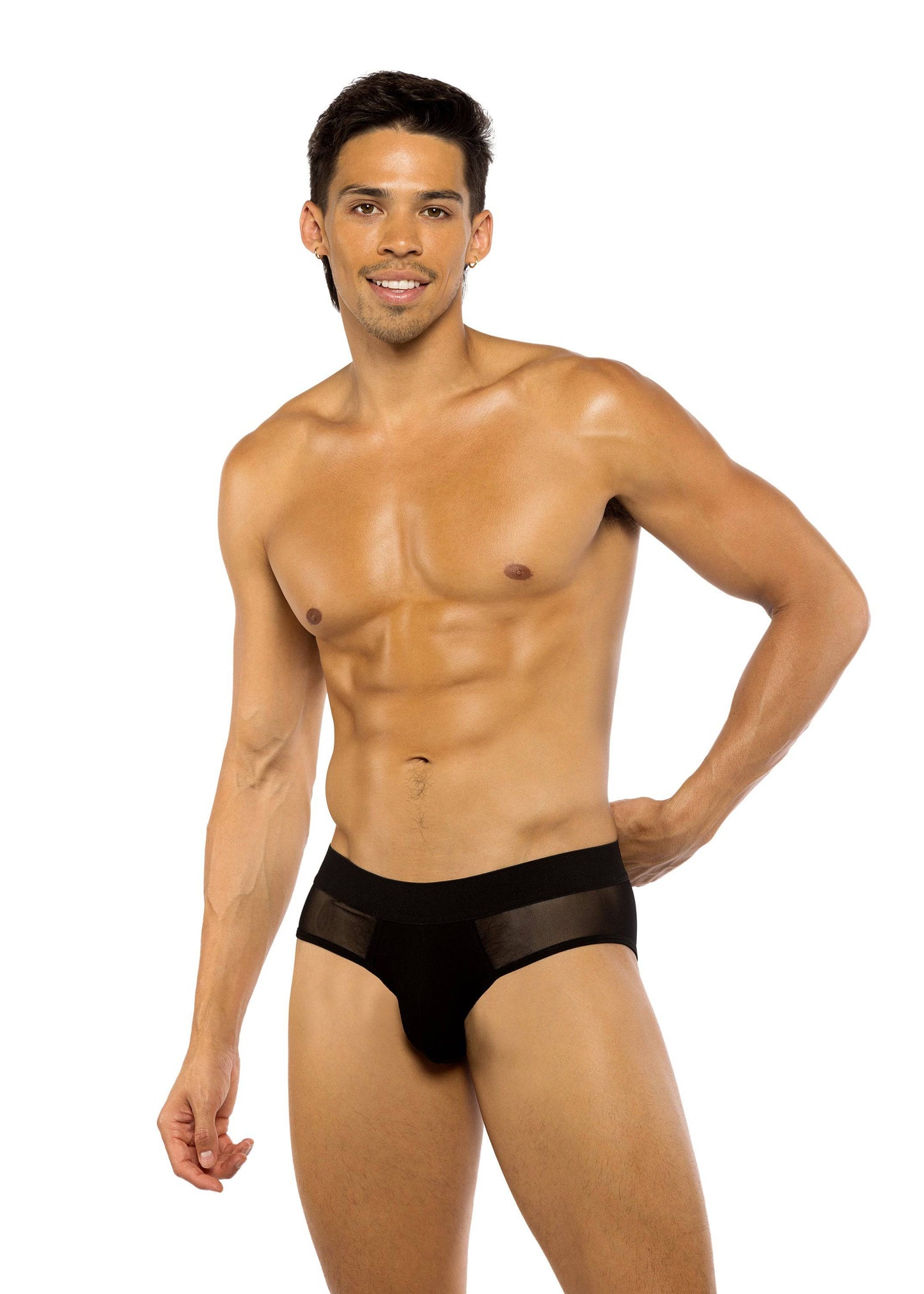 LI775 - Sheer Peek-A-Boo Briefs - Eye Candy Sensation