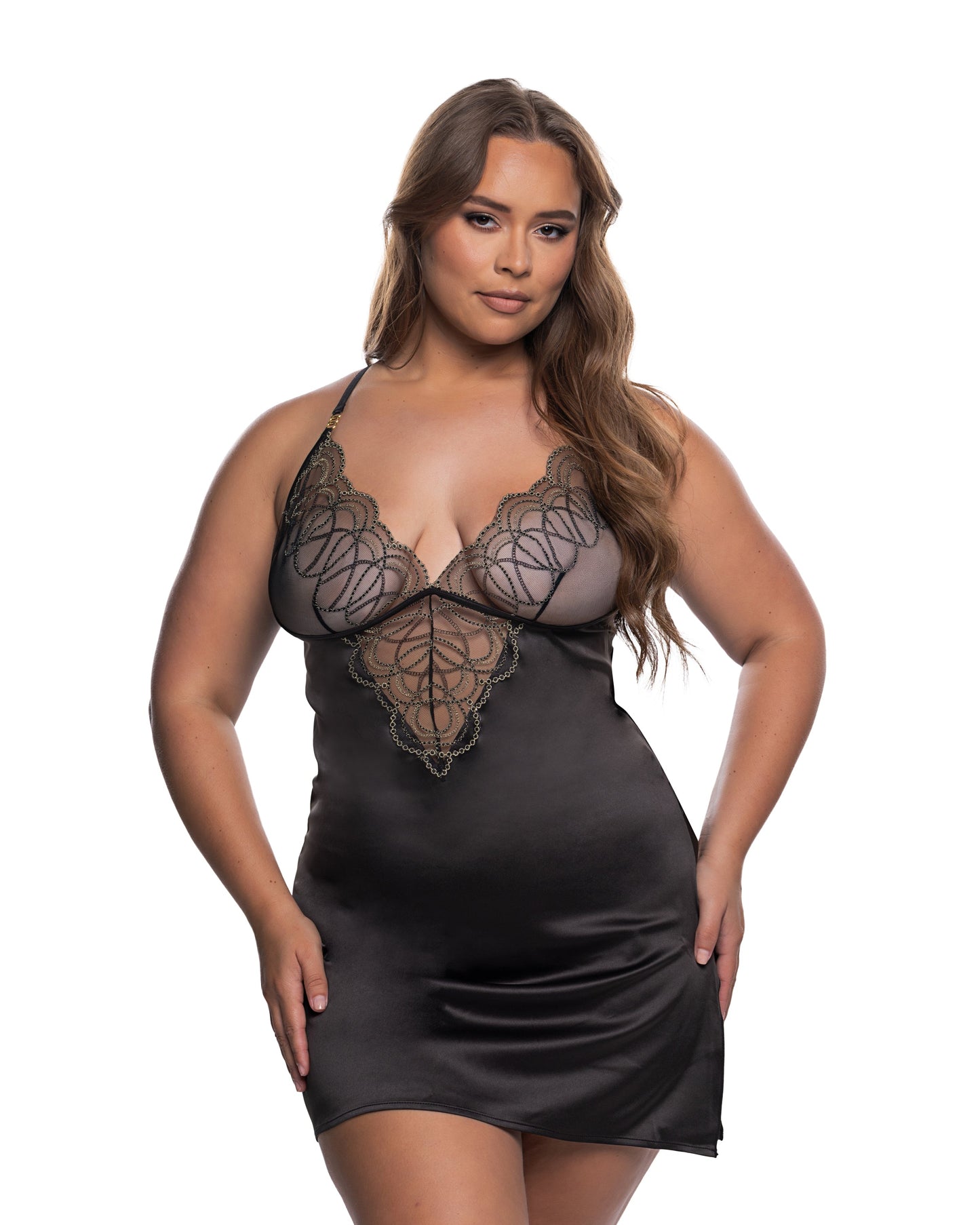 LI833 - Beaded Belle Chemise