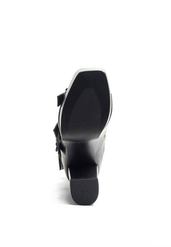 LONDON RAG SAROUCHI CAGED HIGH HEEL BUCKLE SANDAL Eye Candy Sensation
