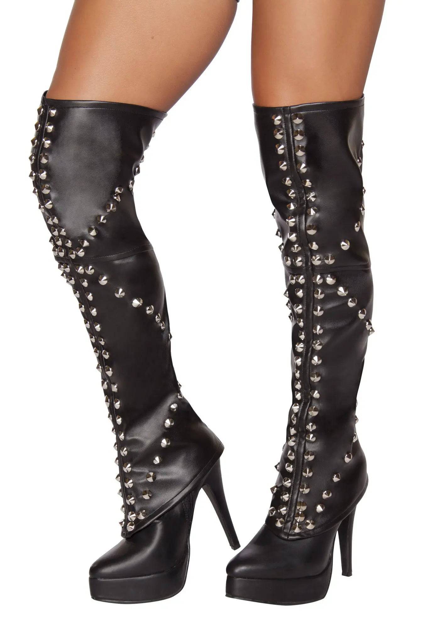 LW4569 Spike Studded Leggings Eye Candy Sensation