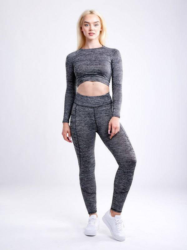 Long-Sleeve Crop Top Eye Candy Sensation