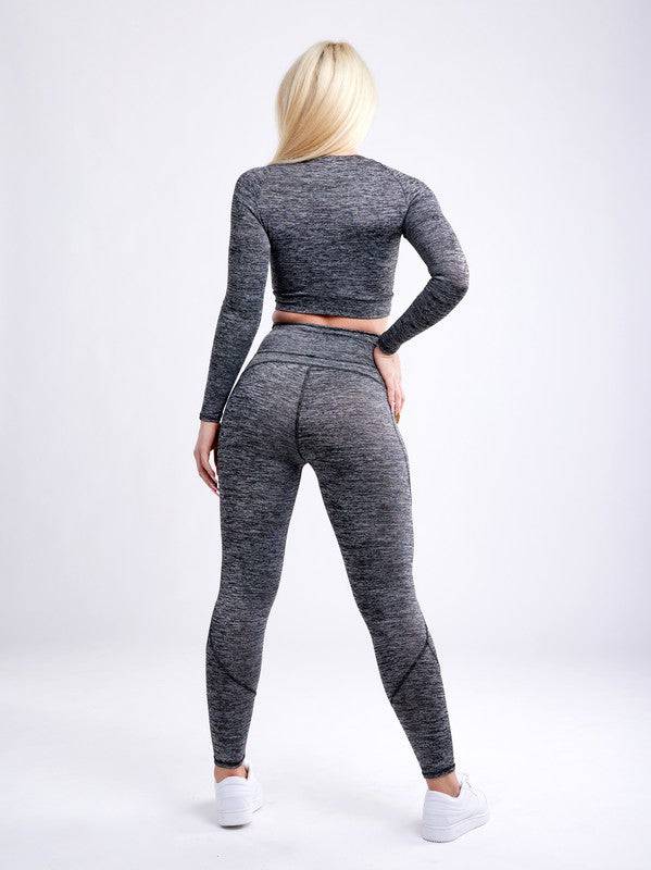 Long-Sleeve Crop Top Eye Candy Sensation