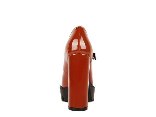 MILLENIAL BUG Patent High Heeled Mary Jane Shoes Eye Candy Sensation