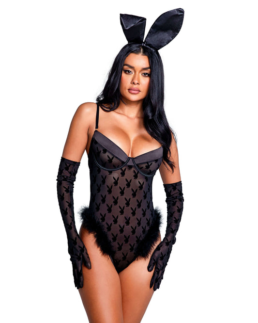 PBLI103- Playboy Bunny Noir Teddy Roma Confidential