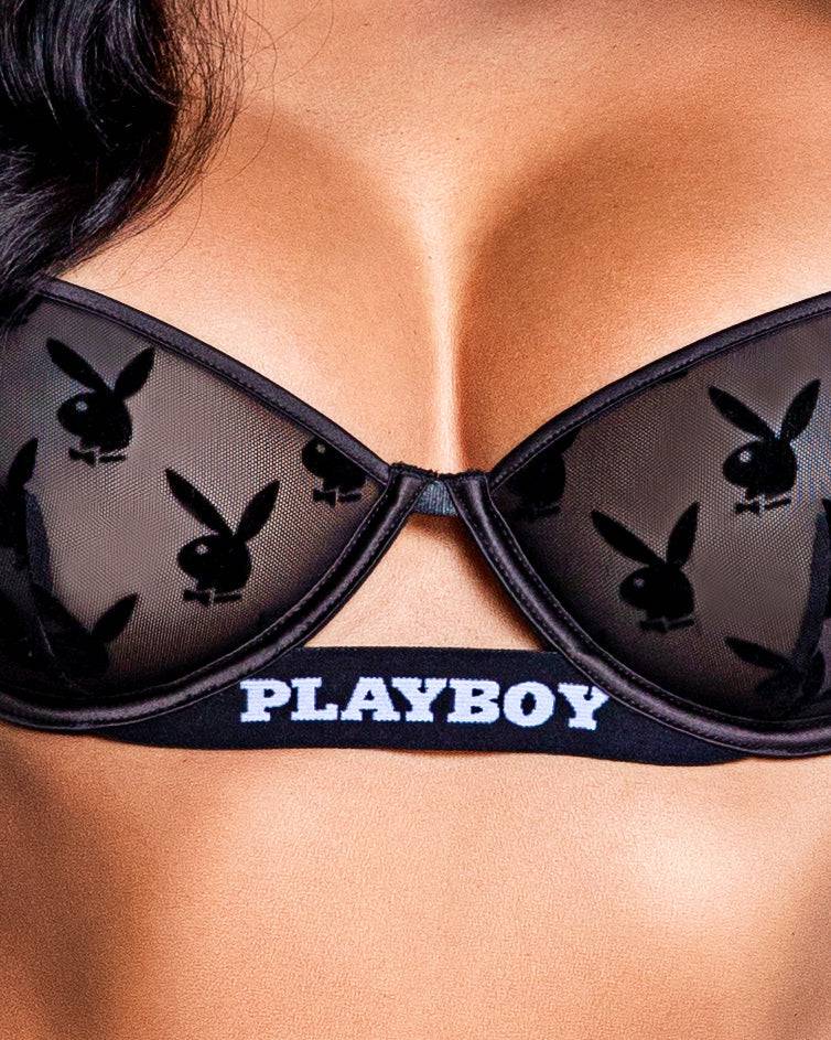 PBLI112 - Playboy Bunny Noir 2-Piece Set Roma Confidential