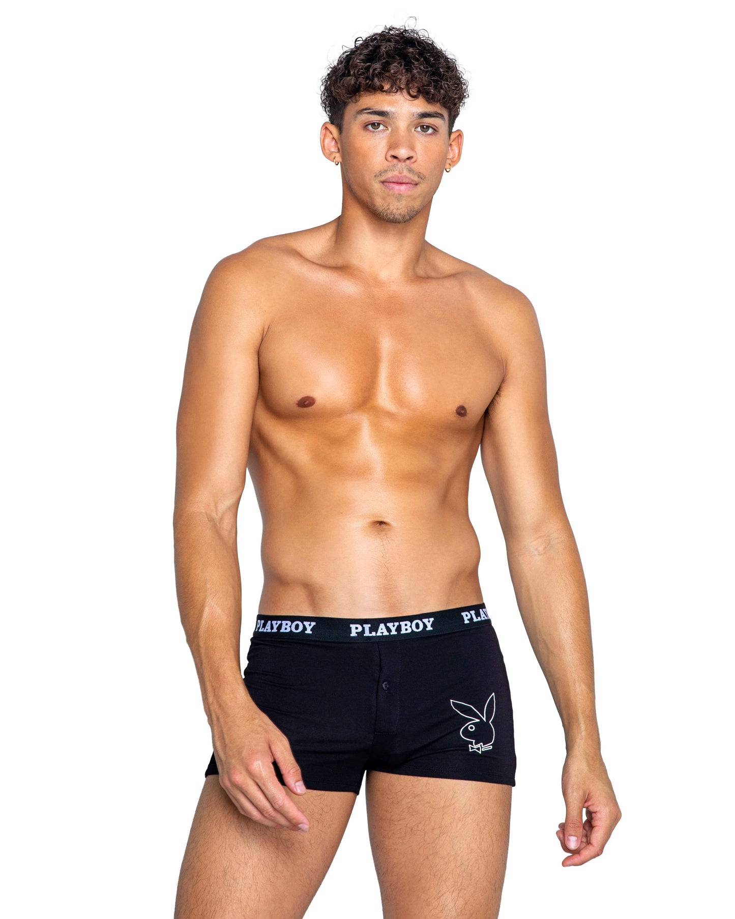 PBLI142 - Playboy Mens Tuxedo Modal Boxer Briefs Roma Confidential