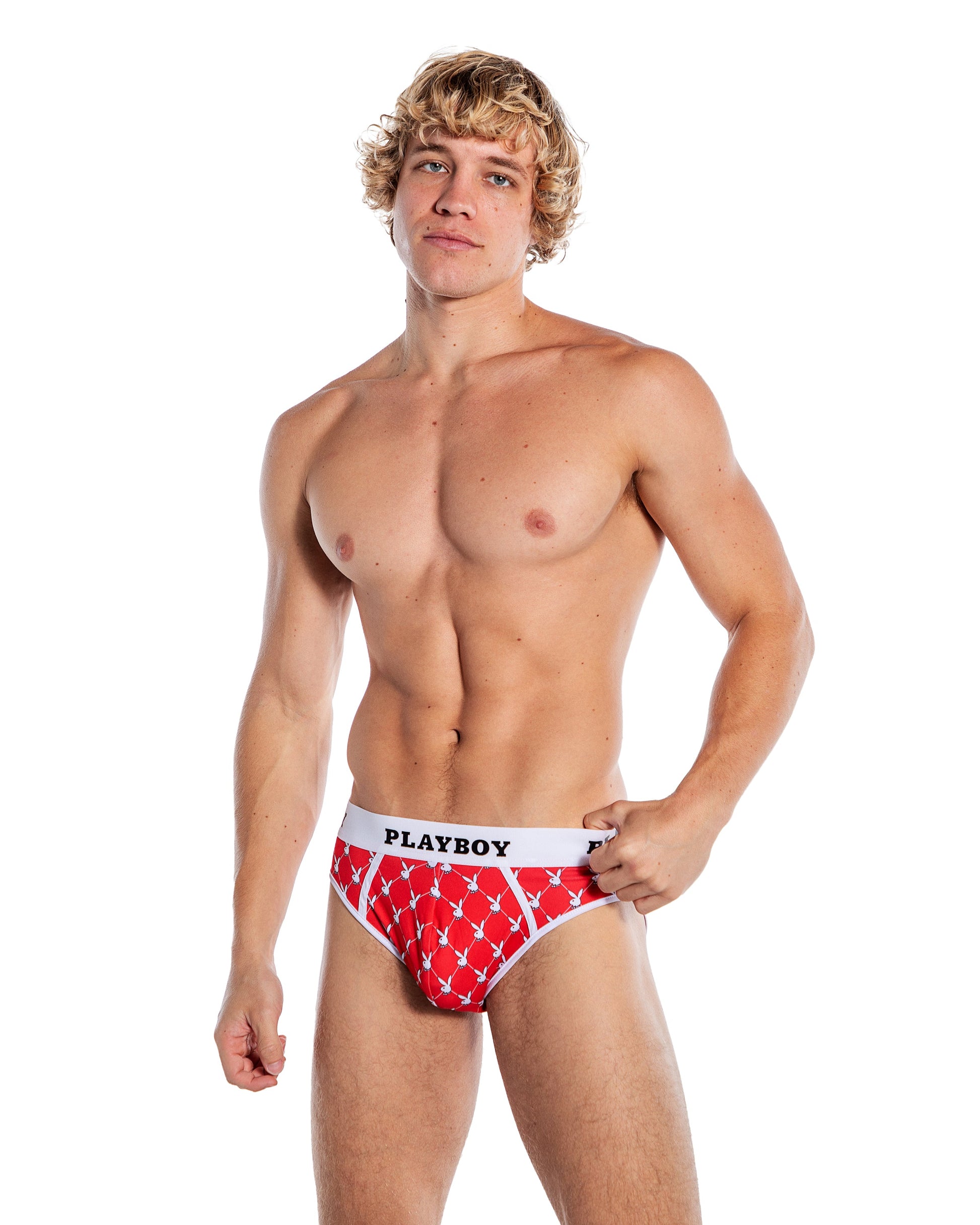PBLI169 - Playboy Mens Argyle Briefs Roma Costume, Inc.
