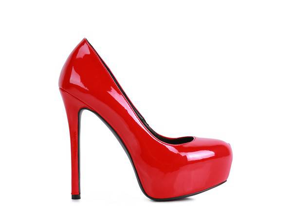 PISMIS Patent PU High Heeled Stiletto Sandal Eye Candy Sensation