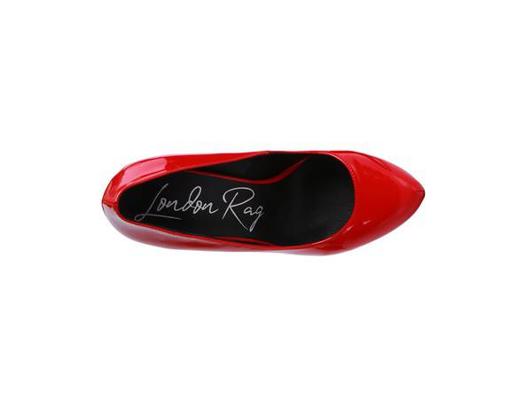 PISMIS Patent PU High Heeled Stiletto Sandal Eye Candy Sensation