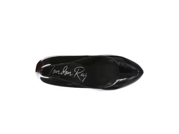 PISMIS Patent PU High Heeled Stiletto Sandal Eye Candy Sensation