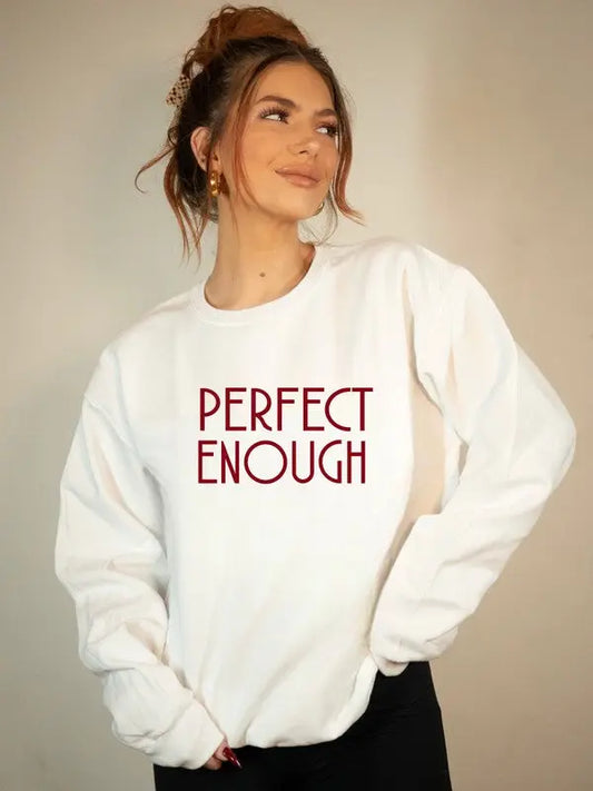 Perfect Enough Premium Graphic Sweatshirt Ocean and 7th