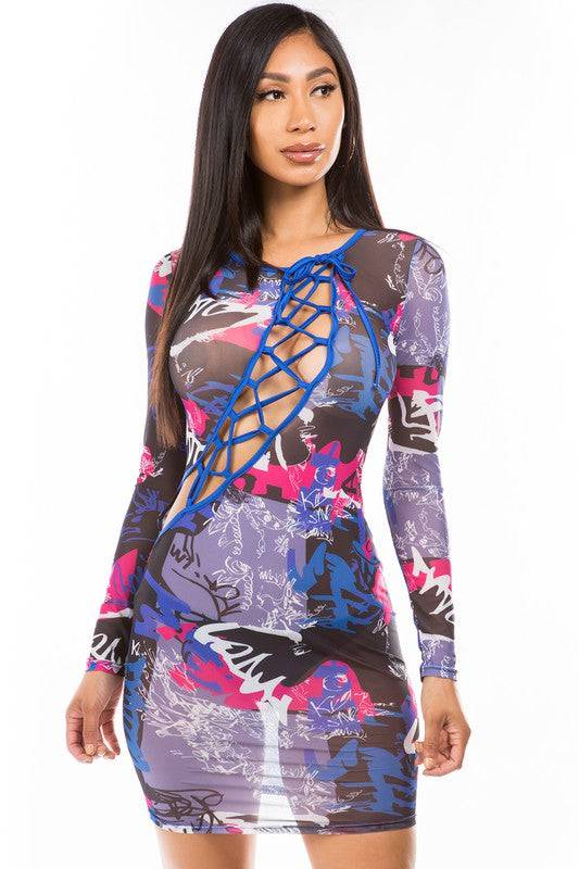 SEXY PARTY MINI DRESS Eye Candy Sensation