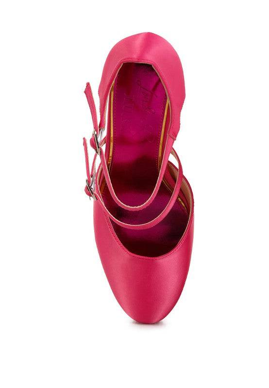 Shiver Rhinestones Embellished Platform Sandals Eye Candy Sensation