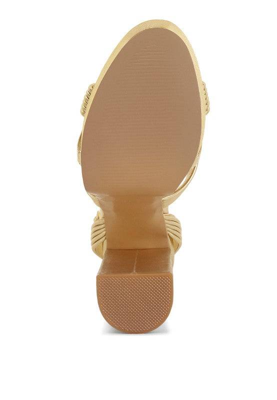 Splendid Cross Strap High Heeled Sandals Eye Candy Sensation