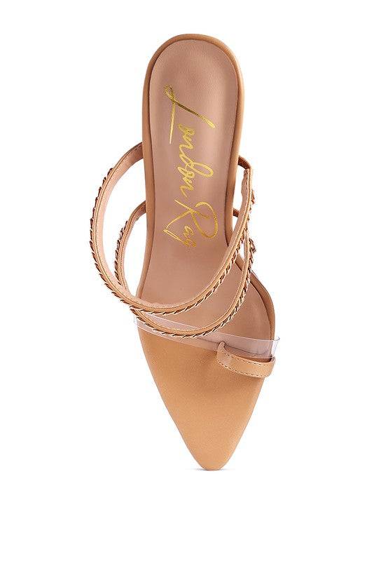 Tickle Me Shoes High-Heeled Toe Ring Sandals Eye Candy Sensation