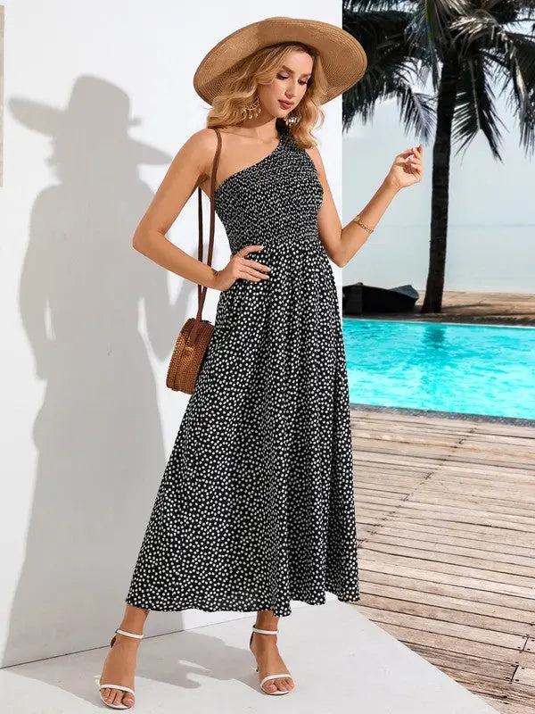 Zoe Single Shoulder  Dress ClaudiaG Apparel