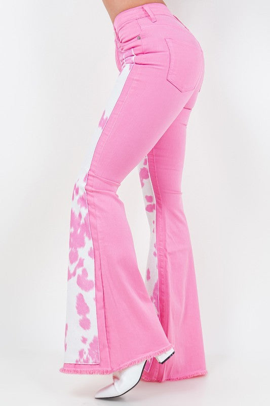 Rodeo Bell Bottom Jean Pink - Inseam 30 - Eye Candy Sensation Apparel & Accessories